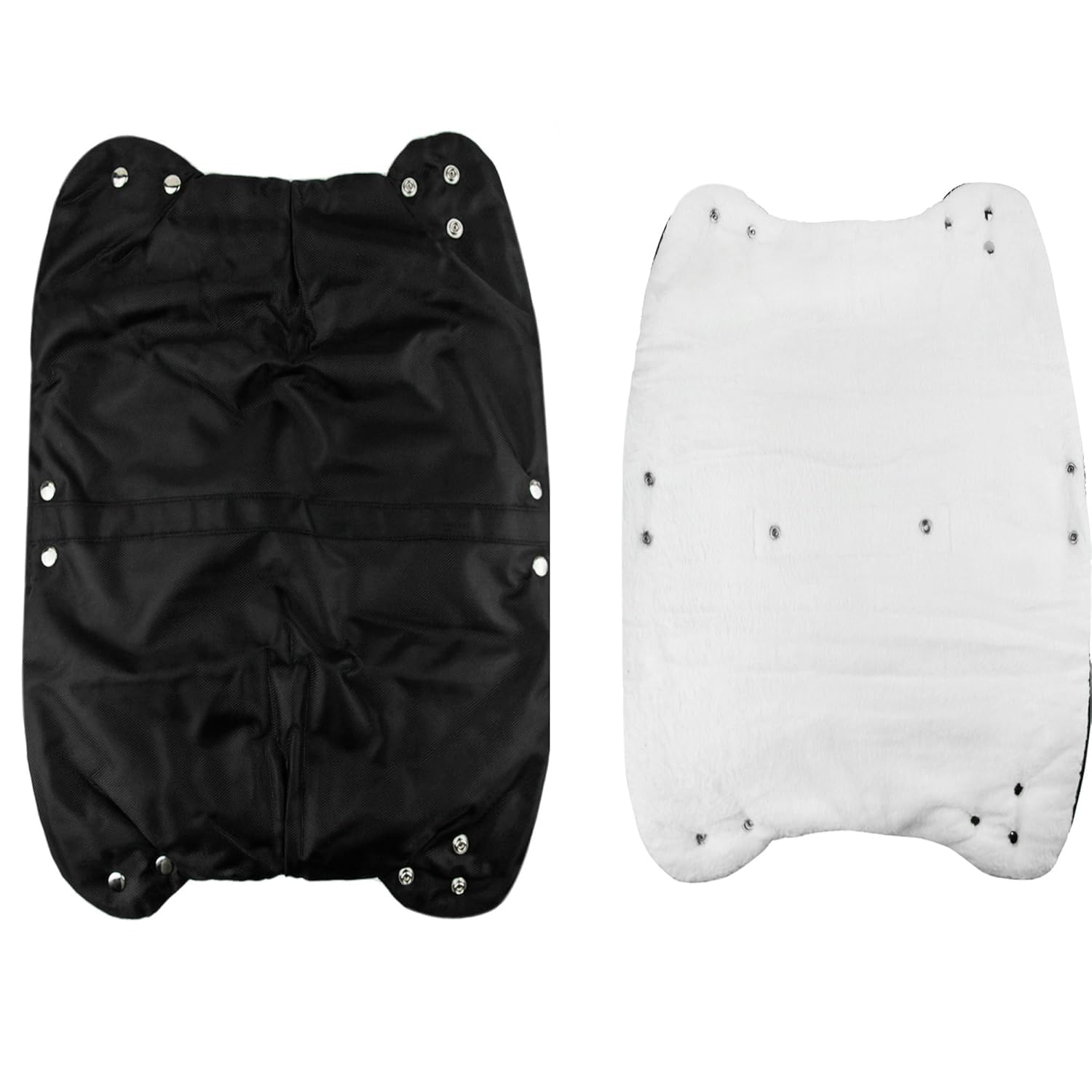 Kinderwagen Zubehör, Kinderwagen Handwärmer, Handmuff mit Fleece Innenseite,Hält die Hände im Winter Warm, Wasserdicht, Universalgröße Handwärmer für Kinderwagen, für Kinderwagen(Schwarz)