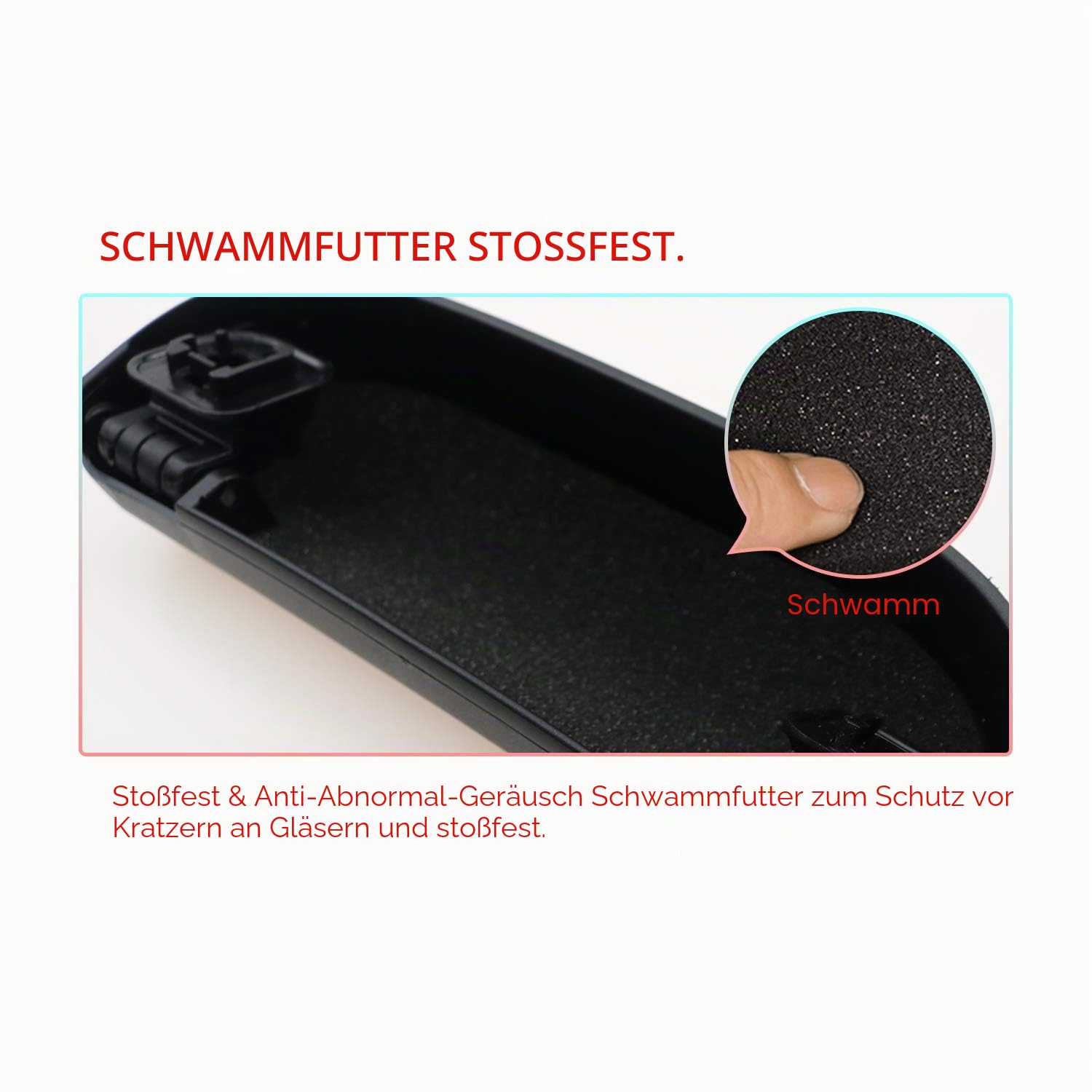 CDEFG Kompatibel mit Toyota Corolla E210 2019-2024 2025 Sonnenbrillenhalter Brillenetui Corolla Hybrid Touring Sport GR Sport 2025 Brillenhalter Auto Brillenetui Käfig Corolla E210 Zubehör (Schwarz)