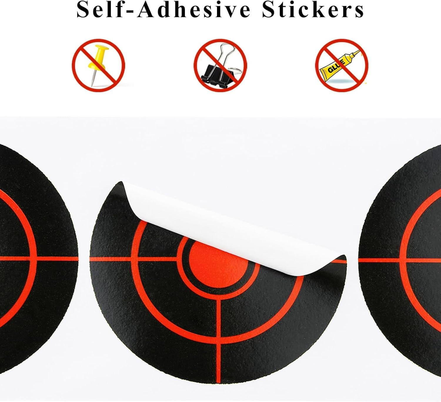 Bersagli da tiro Splatterburst autoadesivi, stick e splatter, fucile da pistola, pistola, softair, pistola BB, pelle, 12  18