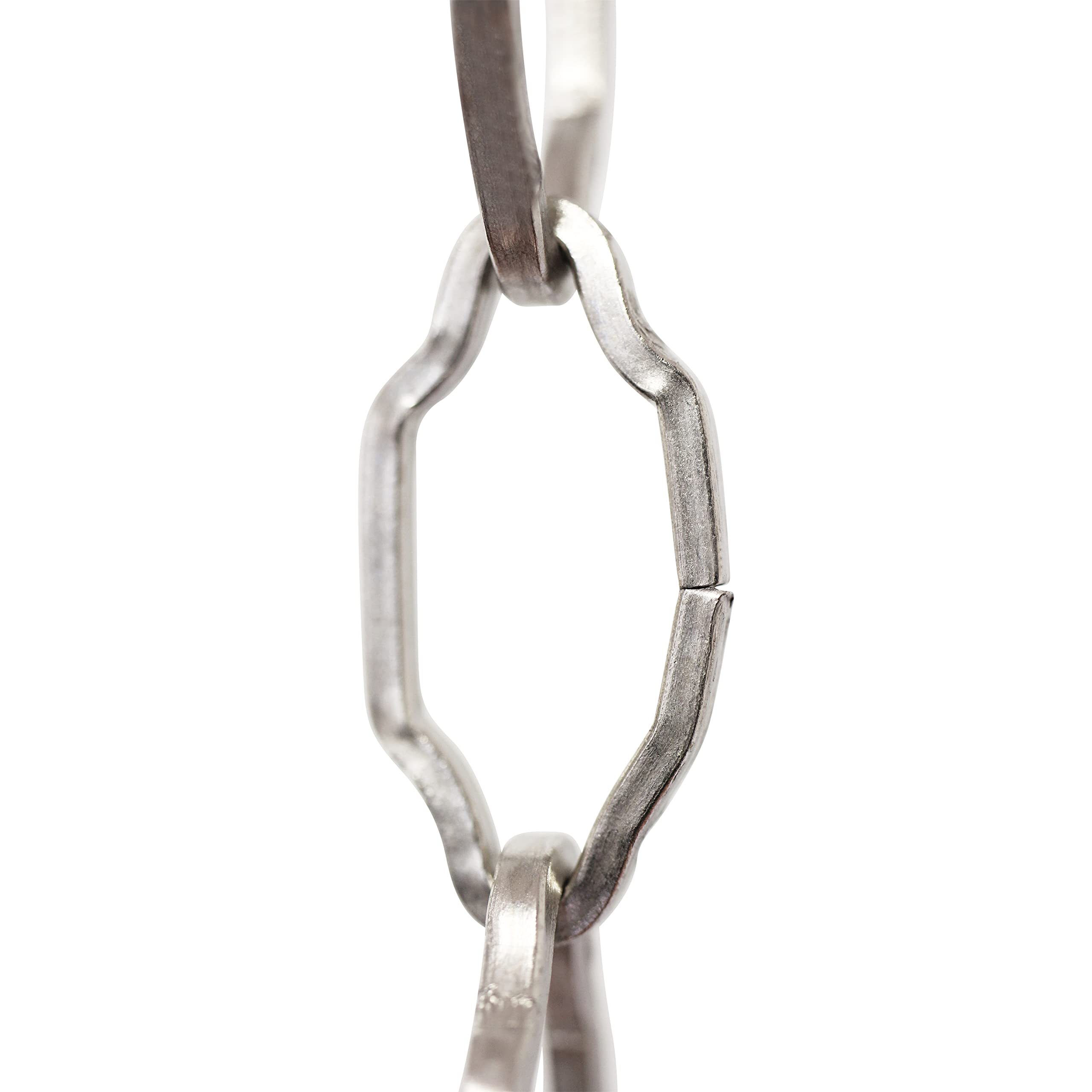 CH-S57-30-SC-10 Steel Chandelier Chain, Satin Chrome (10 Feet)