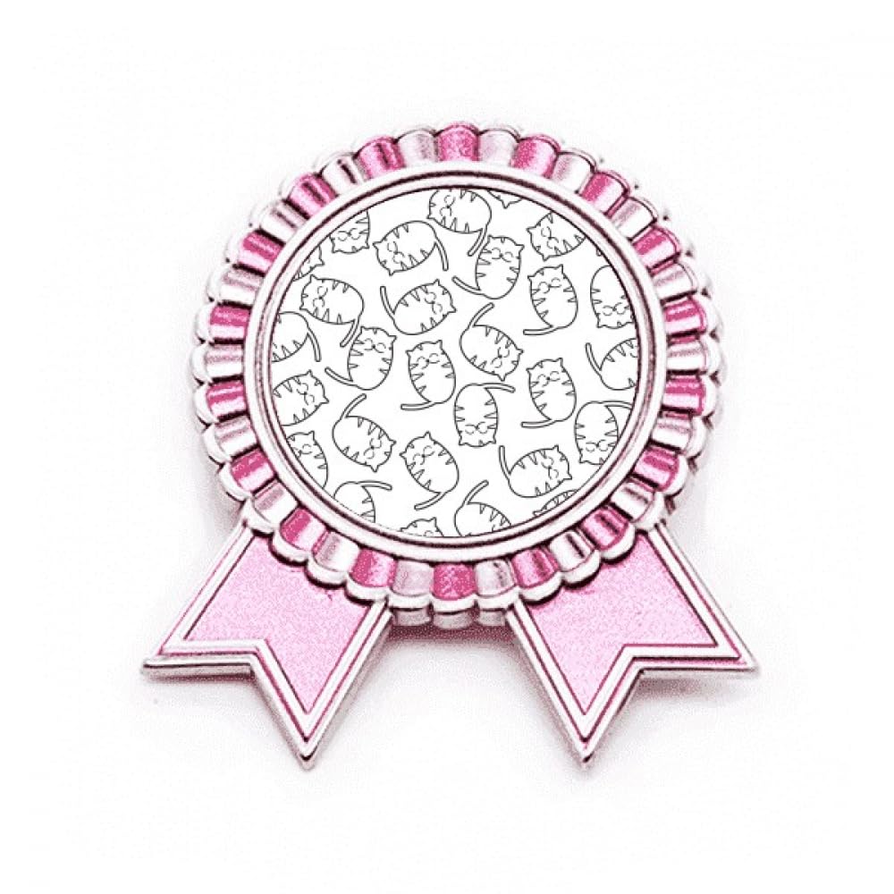 Broche chat rose Sling Cat métal taille M accessoire vêtement - 4