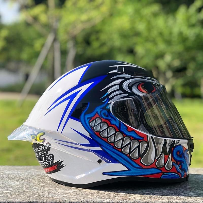 Miniatura 3 de Casco de motocicleta de cara completa Blue-Eagle Riding Motocross Racing Motobike Casco Casco de Motocicleta