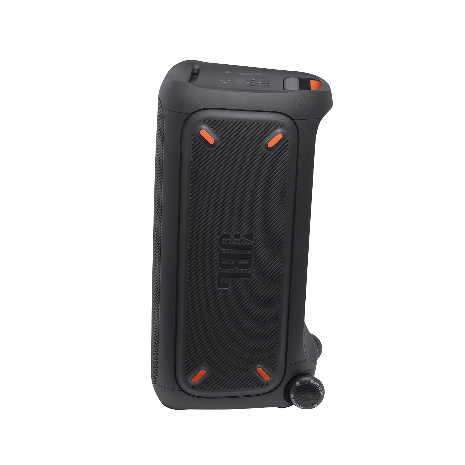 JBL PartyBox 310MC, Speaker Portatile per Feste, con Effetti di Luci, Microfono Cablato JBL, Design IPX4 Resistente agli Schizzi, 18 Ore di Riproduzione, Nero