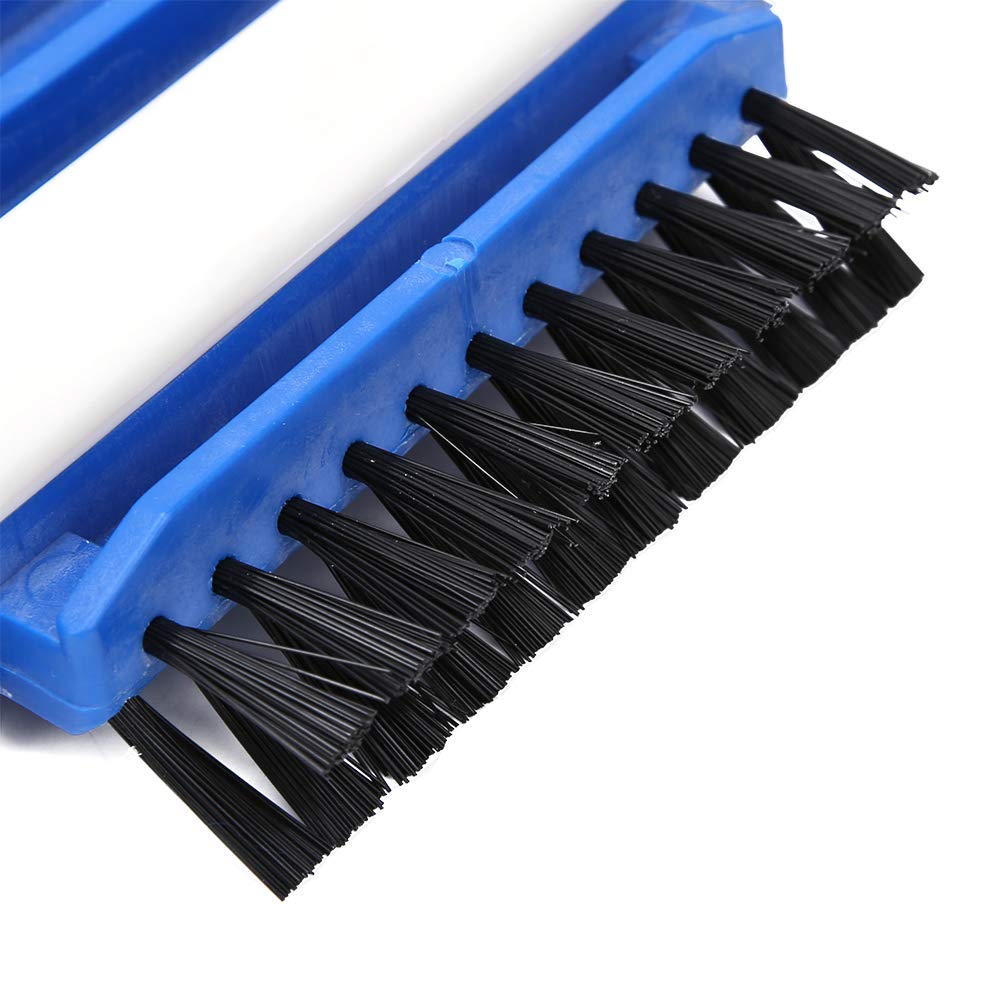 hong Cabezal de Cepillo de aspiración de Piscina, Cabezal de aspiración de Piscina con Ruedas de Cepillo Lateral Herramienta de Limpieza de Piscinas de Estanque de Peces, Accesorios para limpiafondos