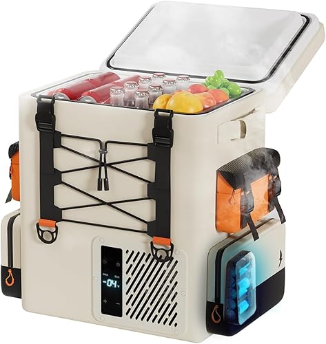 Miniatura 10 de LiTHELi FrozenPack Wild 12V Car Refrigerator & Portable Electric Cooler, 20L/21QT Backpack Design, -4~68℉ Travel Fridge Freezer for Camping, Road