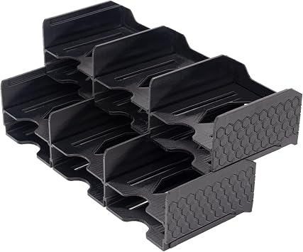 Card Case Black | Card Sorting Tray for Catan Resource Cards - Gaming | Game Accessory for The Catan Board Game | Suitable for The Expansion of Catan Game Cards and All Other Card Games