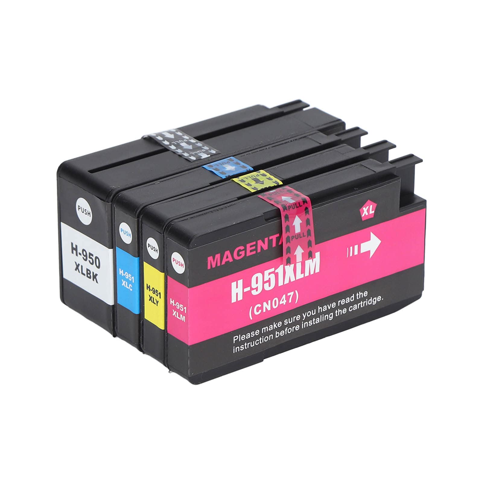 Domary Confezione da 4 Cartucce D'inchiostro, Sostituzione Ad Alta Resa per | 1000 Pagine Nere, 700 Pagine a Colori, Materiale ABS, per Officejet Pro 8600 8610 8620