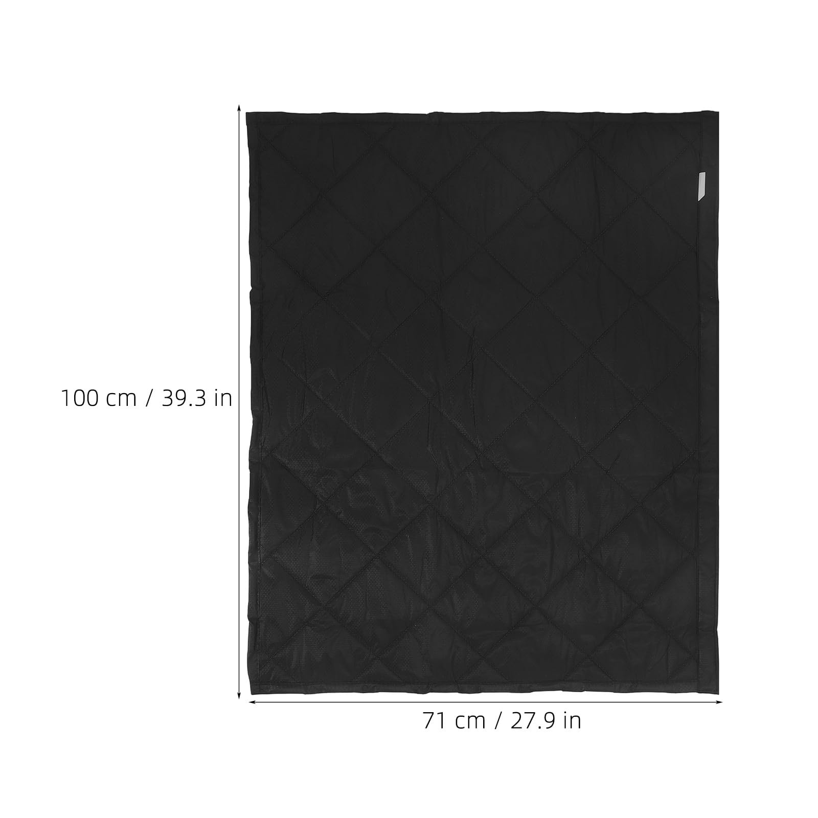 UKCOCO Tapis de cheminée ignifugé, 73 x 100 cm