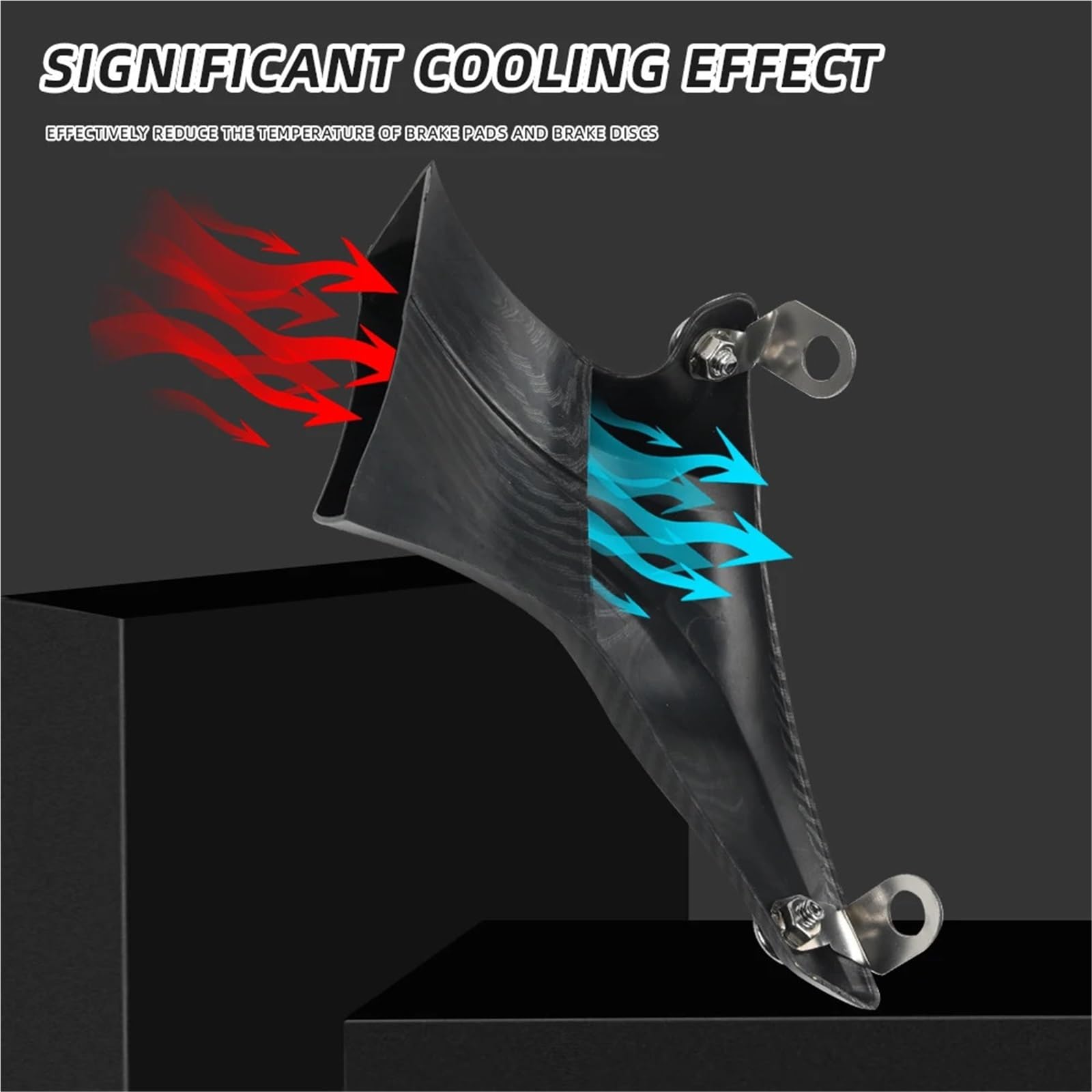 Raffreddatore pinza freno Adatto per Yamaha MT09 MT-09 MT 09 MT 10 SP MT10 Tourer 2022 2023 2024 Accessori per moto Pinza freno Raffreddamento ad aria(A 1 SET)