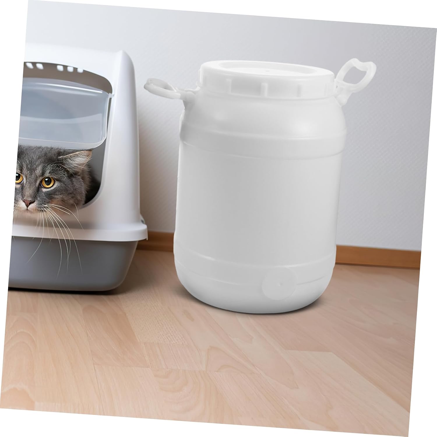 Kitchen Garbage Bin Plastic Trash Can for Kitchen Bathroom Easy to Home Decoration for Daily