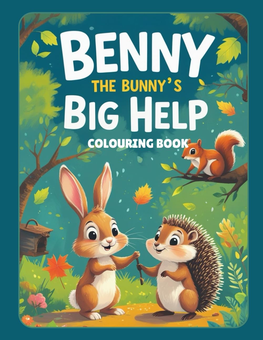 Benny The Bunny's Big Help: A Christian Colouring Storybook About Kindness, Helping Others, and God’s Love