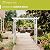 Pearington 10-00005 Arched Trellis Garden Arbor, White