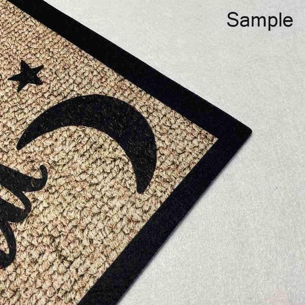 Personalized House Dog Doormat Irish Wolfhound Funny Welcome Door Mat Welcome to Dog's House Inside Floor Mat 35.4" x 23.6"