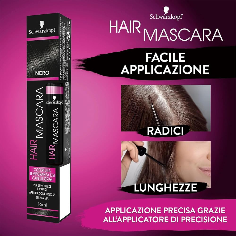 Schwarzkopf - Hair Mascara - Colorazione radice temporanea, 32 ml, confezione da 2