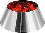 BBQ Whirlpool for Weber Kettle 22 26.75 Inches WSM, Big Green Egg, Kamado Joe, Weber Smokey Mountain Charcoal Briquet Holders, Stainless Steel BBQ Kettle Barbecue Charcoal Grill Accessories
