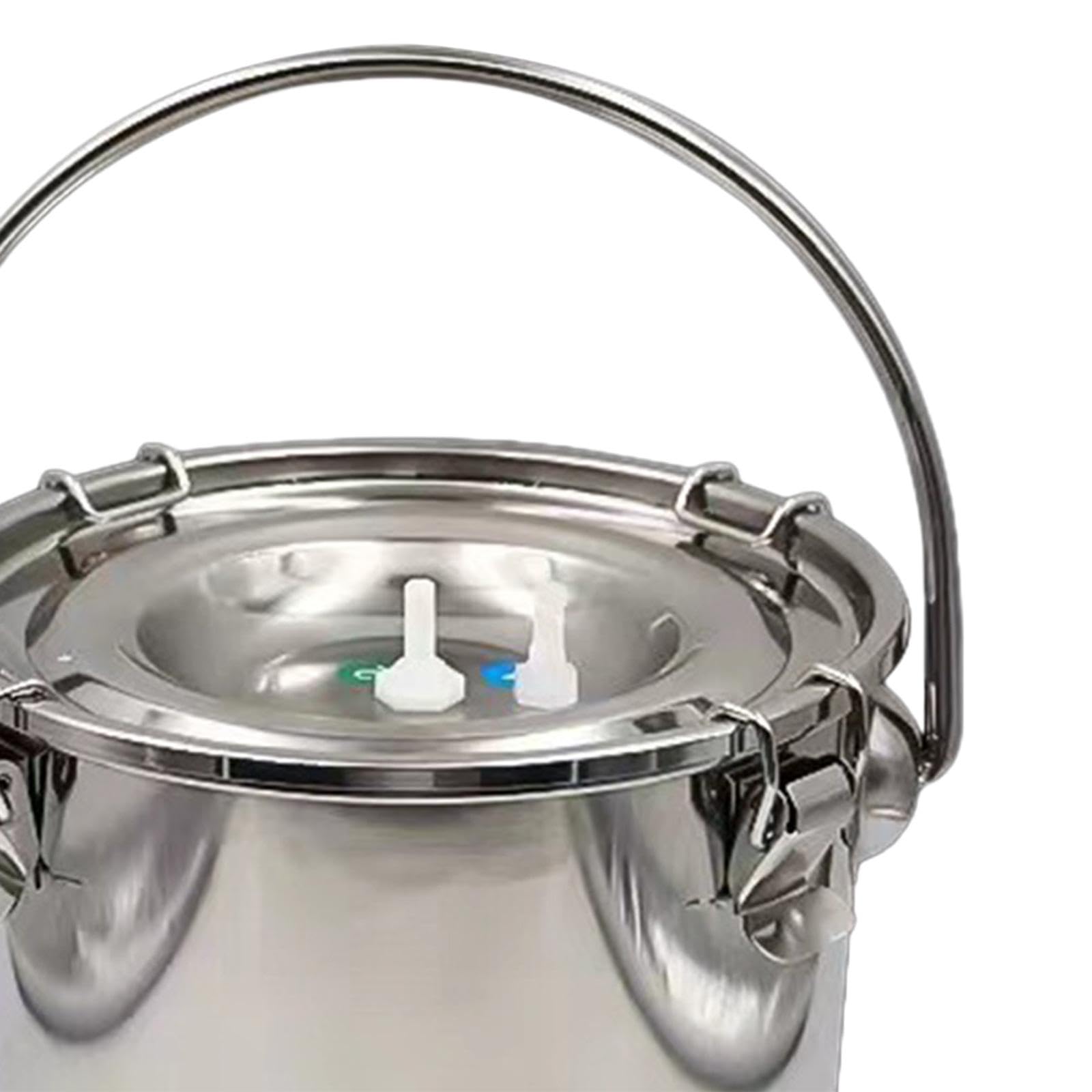 Secchio per Mungitura in Acciaio Inox di Grande capacità per E Ovini, 5 Litri