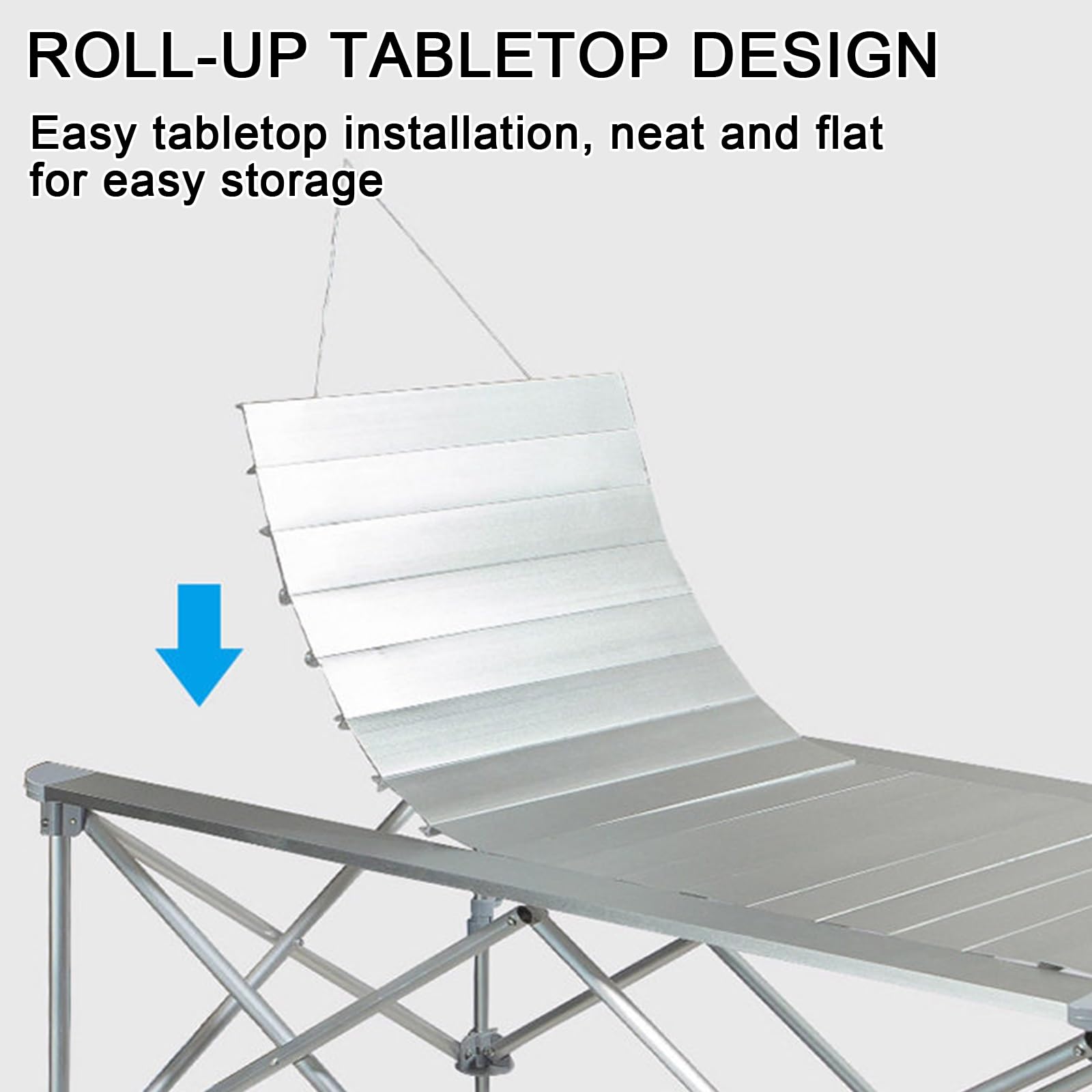 Puesto de Vendedor Plegable de Aluminio, Soporta hasta 60 Kg, Diseño Plegable, Puestos del Mercado, Bolsa de Almacenamiento Incluida, para Comida Callejera, Dulces y Limonada(S)