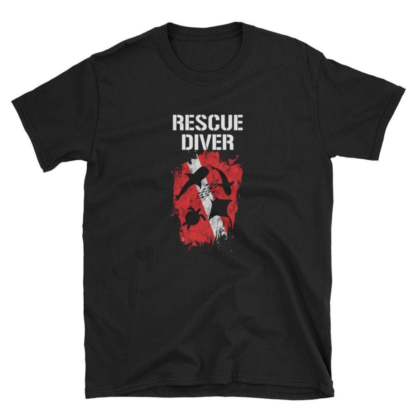 GenericRescue Diver Down Flag Scuba Diving Snorkeling Tee T Shirt Tshirt