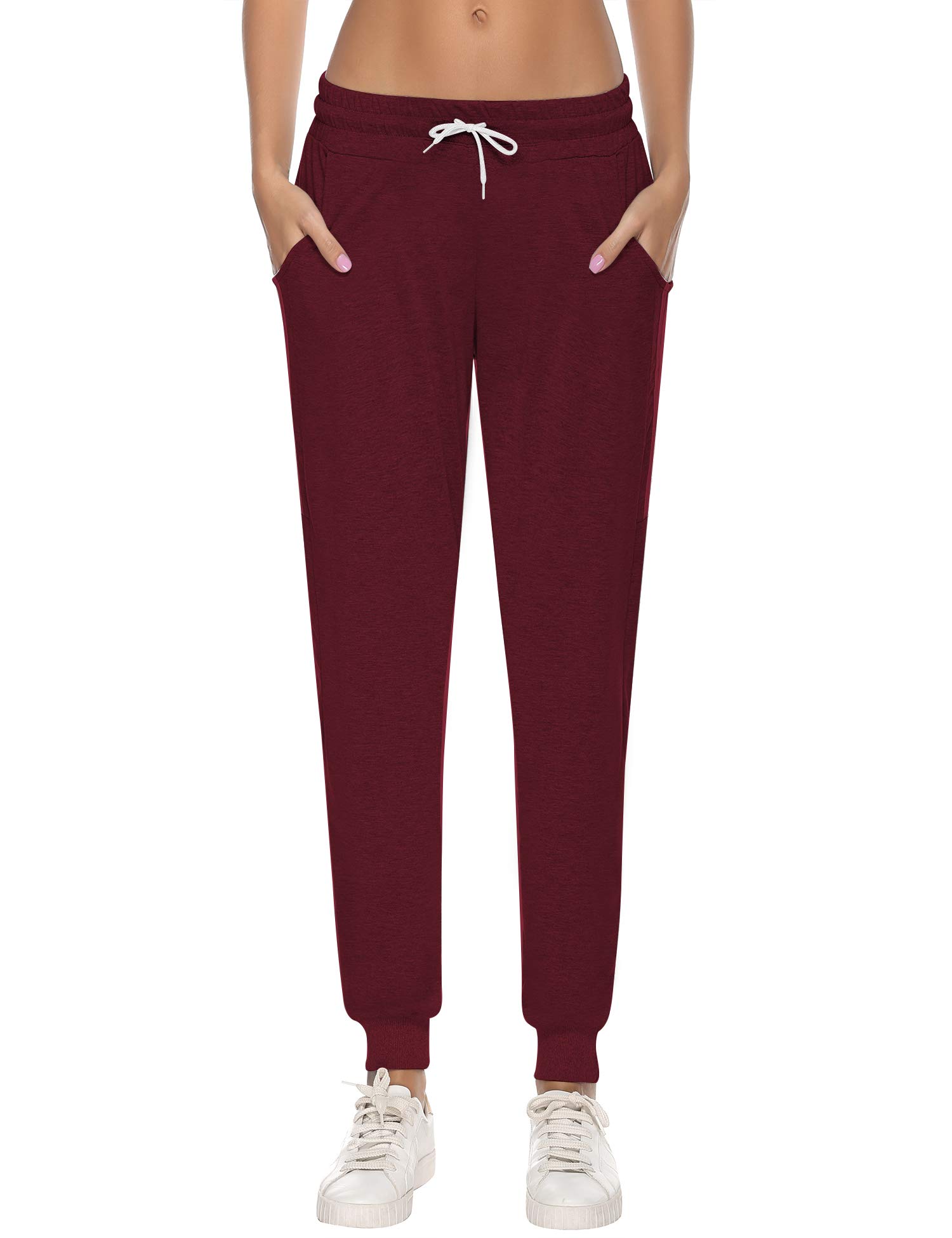 Sykooria Pantaloni Sportivi Donna Pantalone Tuta Donna Cotone Pantaloni Jogger Leggeri con Coulisse S-XXL