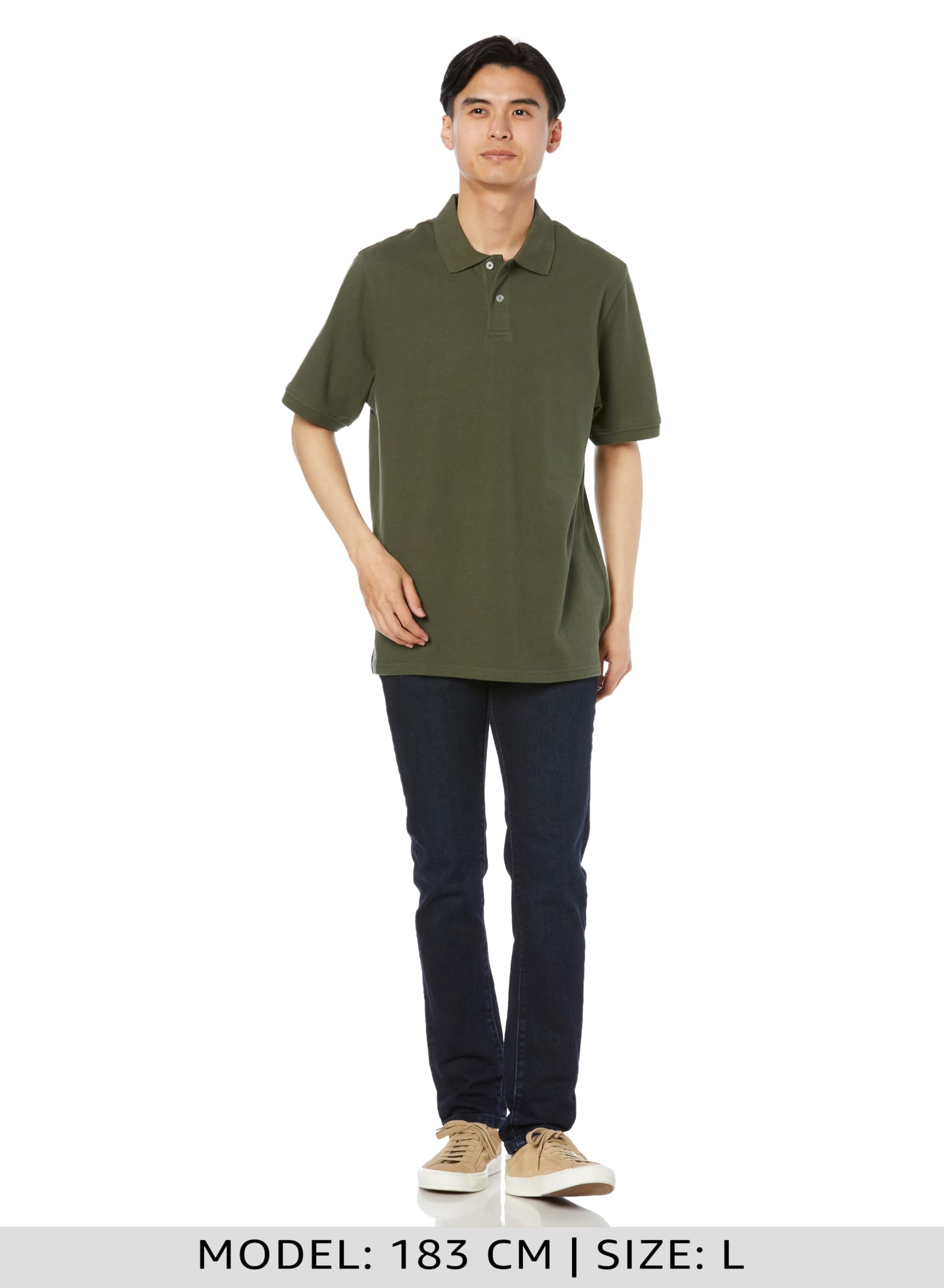 Amazon Essentials Polo in Cotone piqué dalla vestibilità Regolare (Disponibile nelle Taglie Big & Tall) Uomo