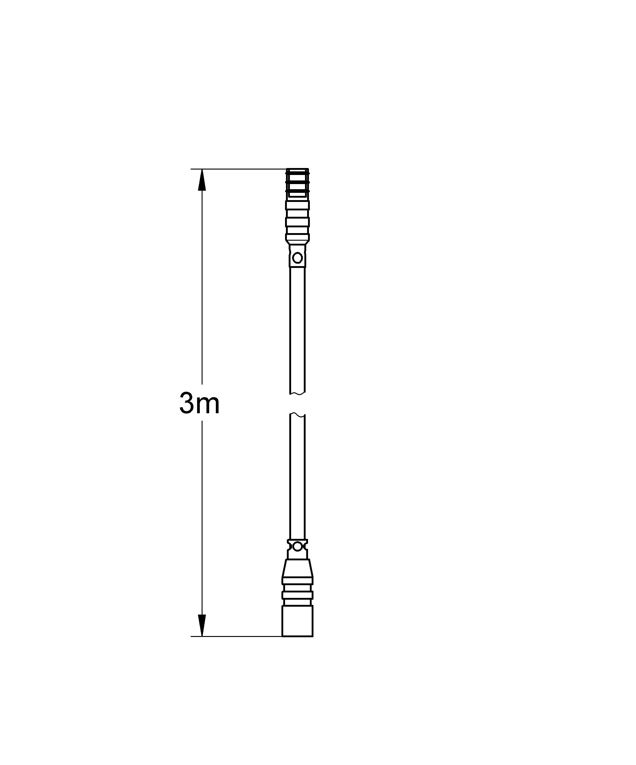 GROHE 47727000 Connection Wire, Chrom - Image 2