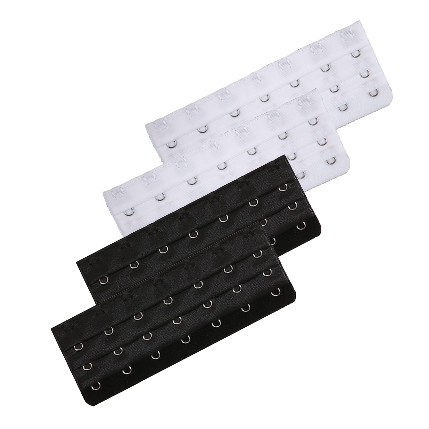 yuppie tone 7 Hooks Bra Extender Back Corset Extender Ladies Bra Strap Extension 4pcs-picture-15