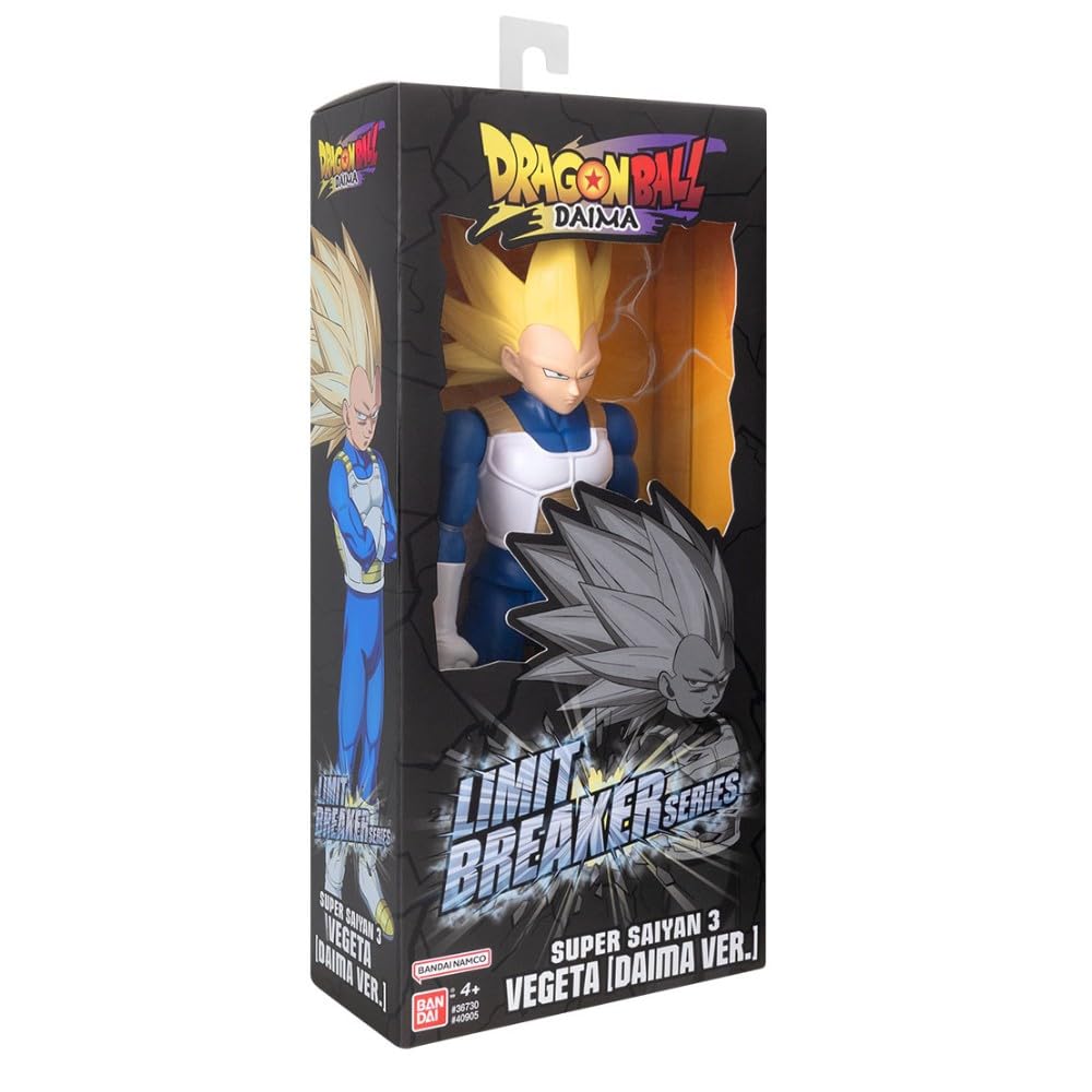 BANDAI – Dragon Ball Daima – Figura Limit Breaker SS3 Vegeta Daima – Serie de TV Dragon Ball Daima (2024) – Articulada y Multicolor – Modelo 40905