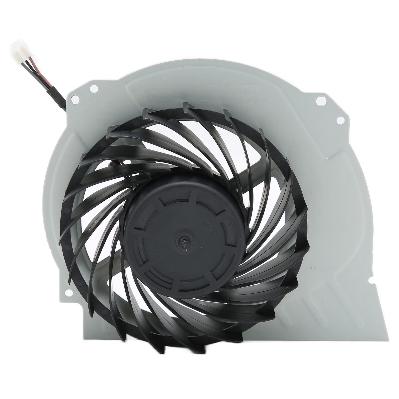 Lylithuif Ventola di raffreddamento interna Sostituzione Accessori di raffreddamento ad alte prestazioni per Pro CUH7XXX Console di gioco Materiale metallico ABS 12V 2.1A 19 Lame Nero