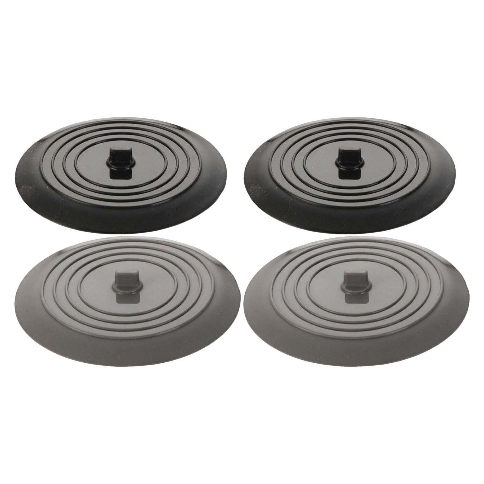 OUNONA 6 Tapones de Silicona para desagüe de bañera, Tapa de desagüe de Ducha Reutilizable de 15 cm, tapón para Pelo de baño, Bloqueador de Agua para Cocina y baño.