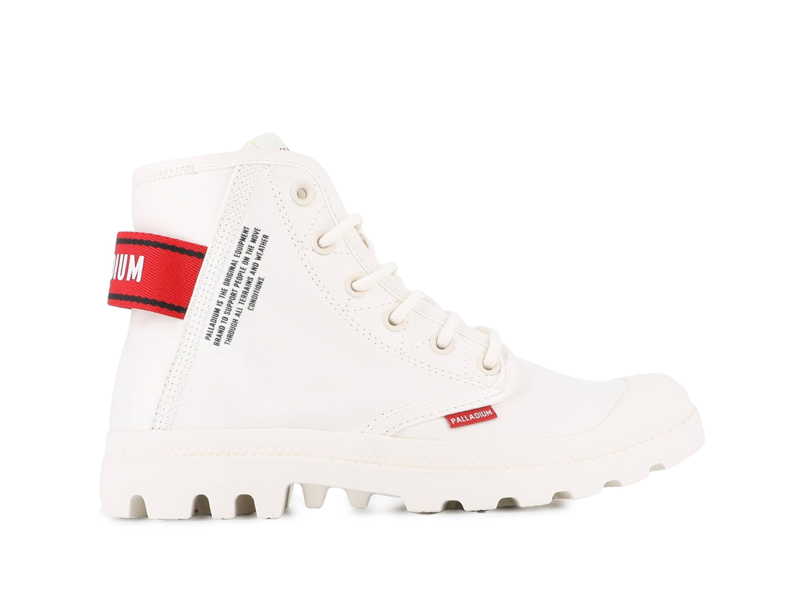 Palladium Mixed Pampa Hi Dare II Ankle Boot, White, 11.5 UK