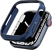 Vista 19 de Miimall Compatible con Apple Watch de 1.614 pulgadas, marco duro de policarbonato, ultrafina, ligera, para mujer y hombre, carcasa protectora