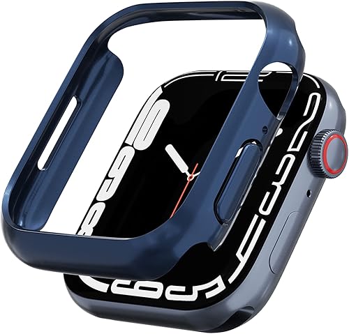 Miniatura 19 de Miimall Compatible con Apple Watch de 1.614 pulgadas, marco duro de policarbonato, ultrafina, ligera, para mujer y hombre, carcasa protectora