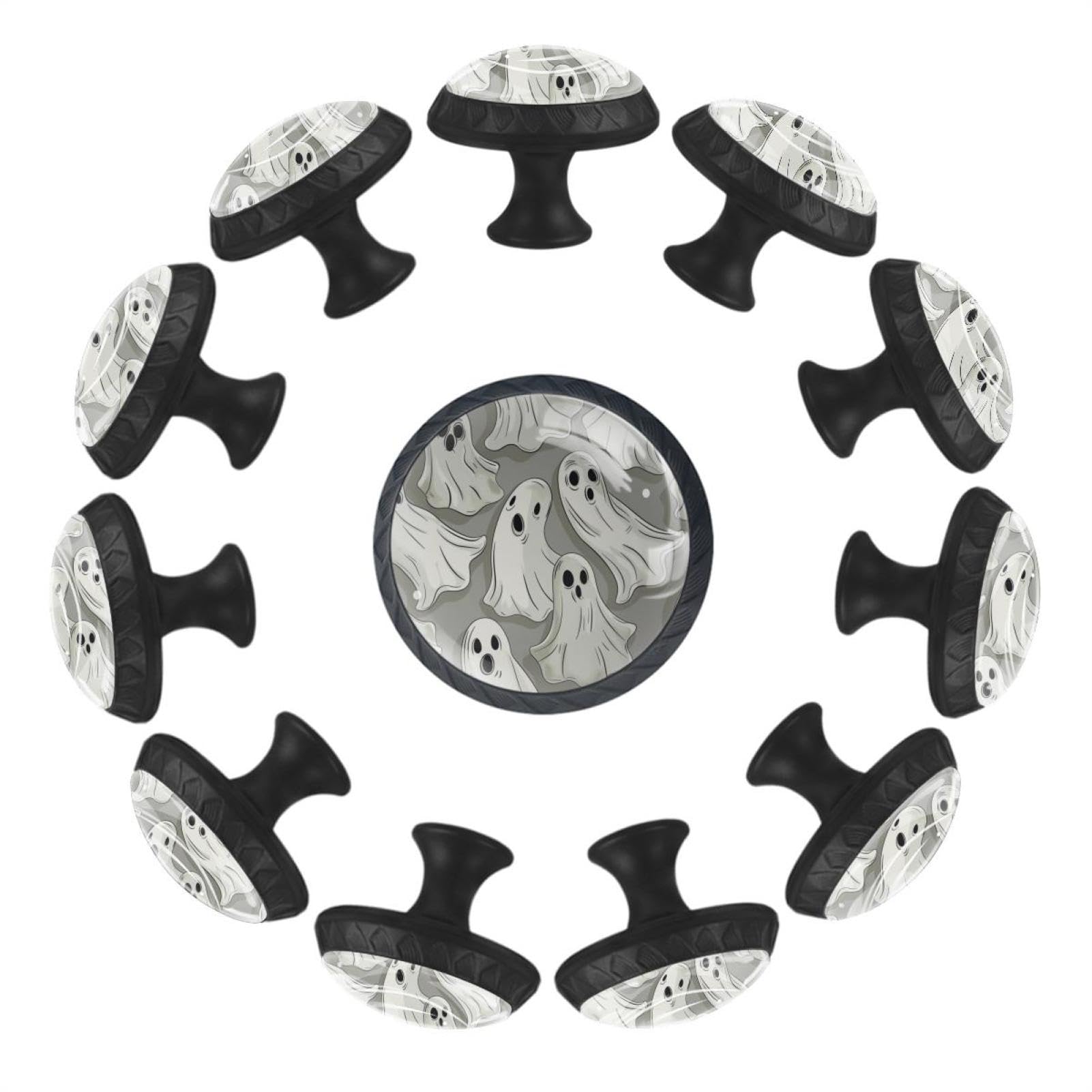 Boutons de tiroir en verre de cristal pour meuble de cuisine et placard
