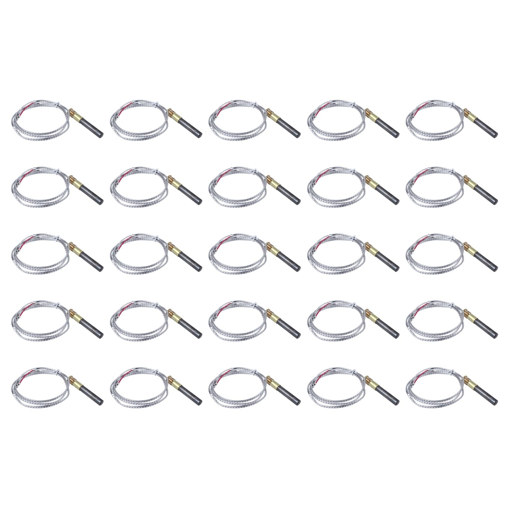 Hndhbfgrt 25Pcs Thermocouple Replacement Thermopile Generator for Gas Fireplace/Water Heater/Gas Fr