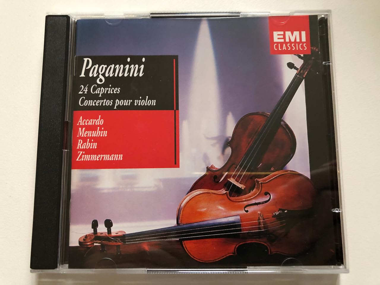24 Caprices, Conc. Violon 1, 2, Var. Sur Le Carnav [Audio CD] Paganini