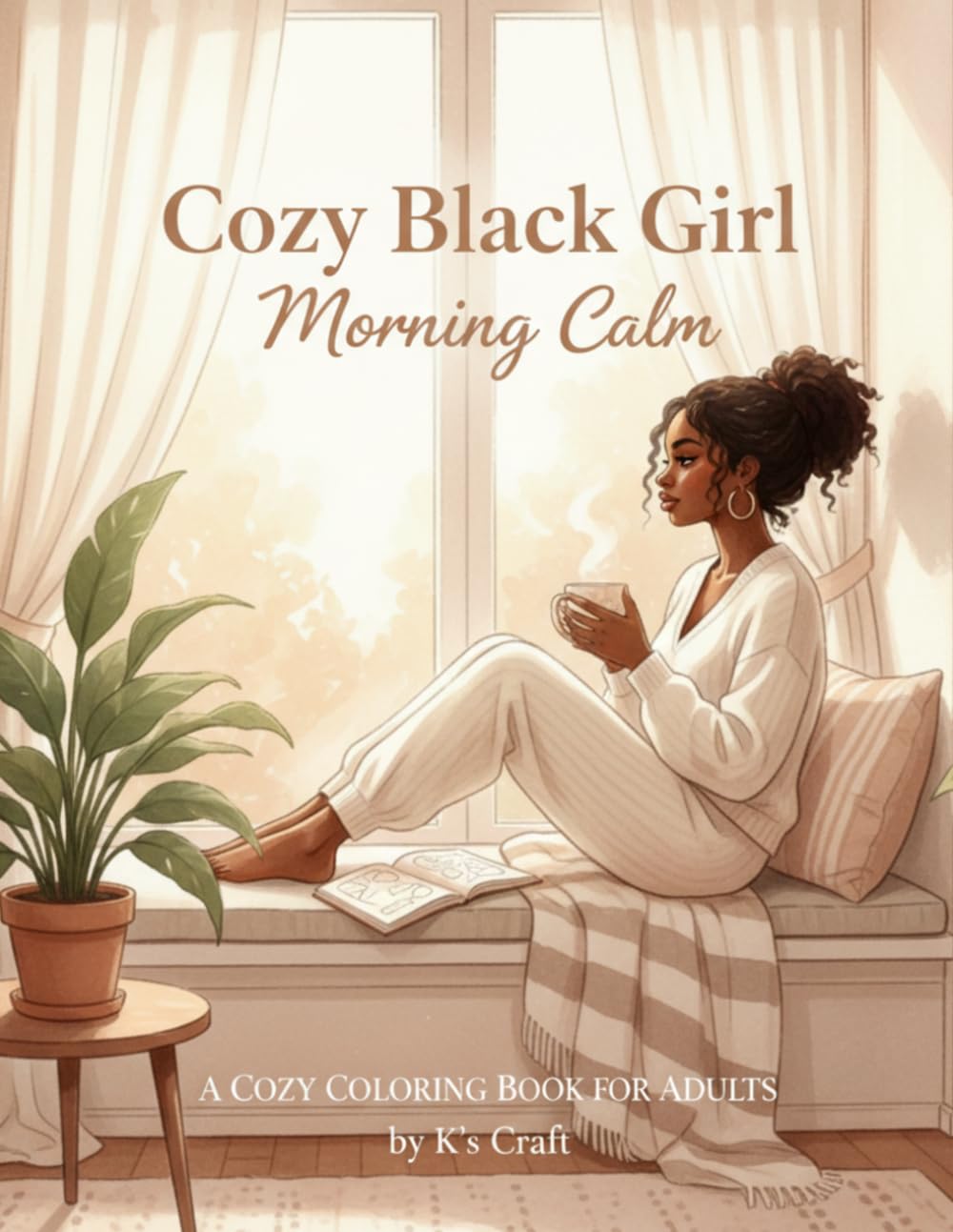 Cozy Black Girl: Morning Calm