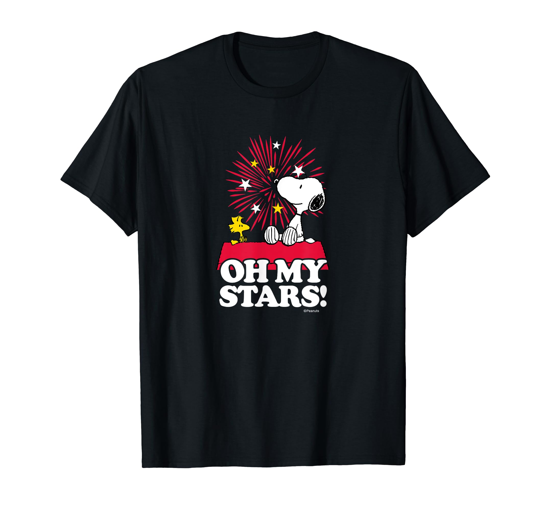 PeanutsSnoopy Woodstore Fireworks Oh My Stars T-Shirt