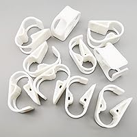 Vista 5 de Abrazadera de tubo de plástico PBT de 284.0 °F resistente al calor, clip de tubo ajustable, abrazadera de manguera de control de flujo industrial