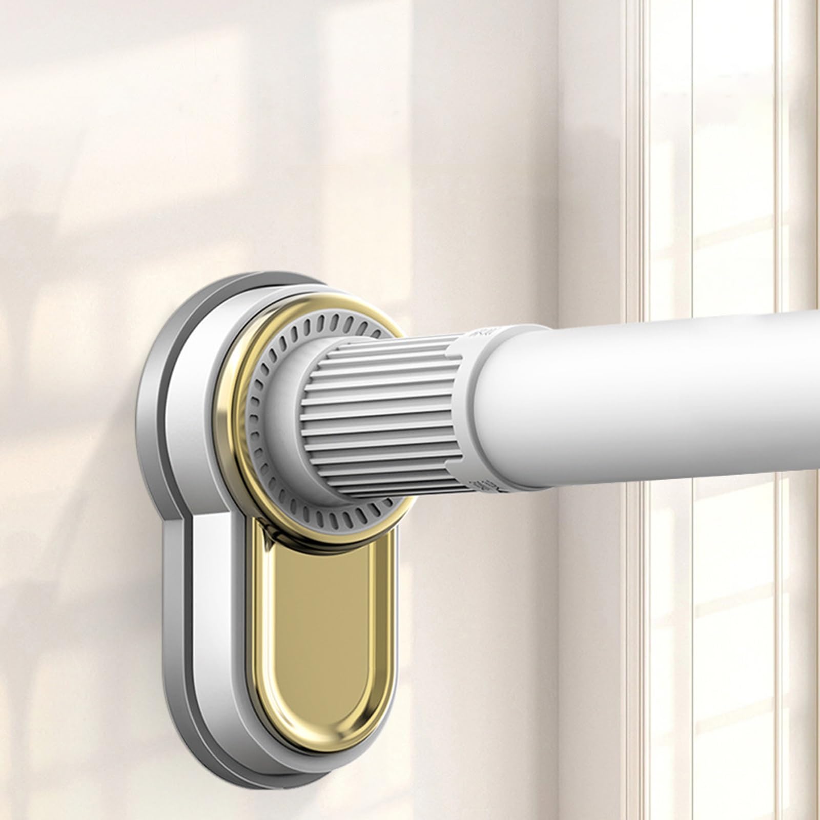 NoDrill Heavy Du ain Rods Teles tende oscuranti per finestre con supporto antiscivolo design facile da inserire per camera da letto e balcone (130250 cm)