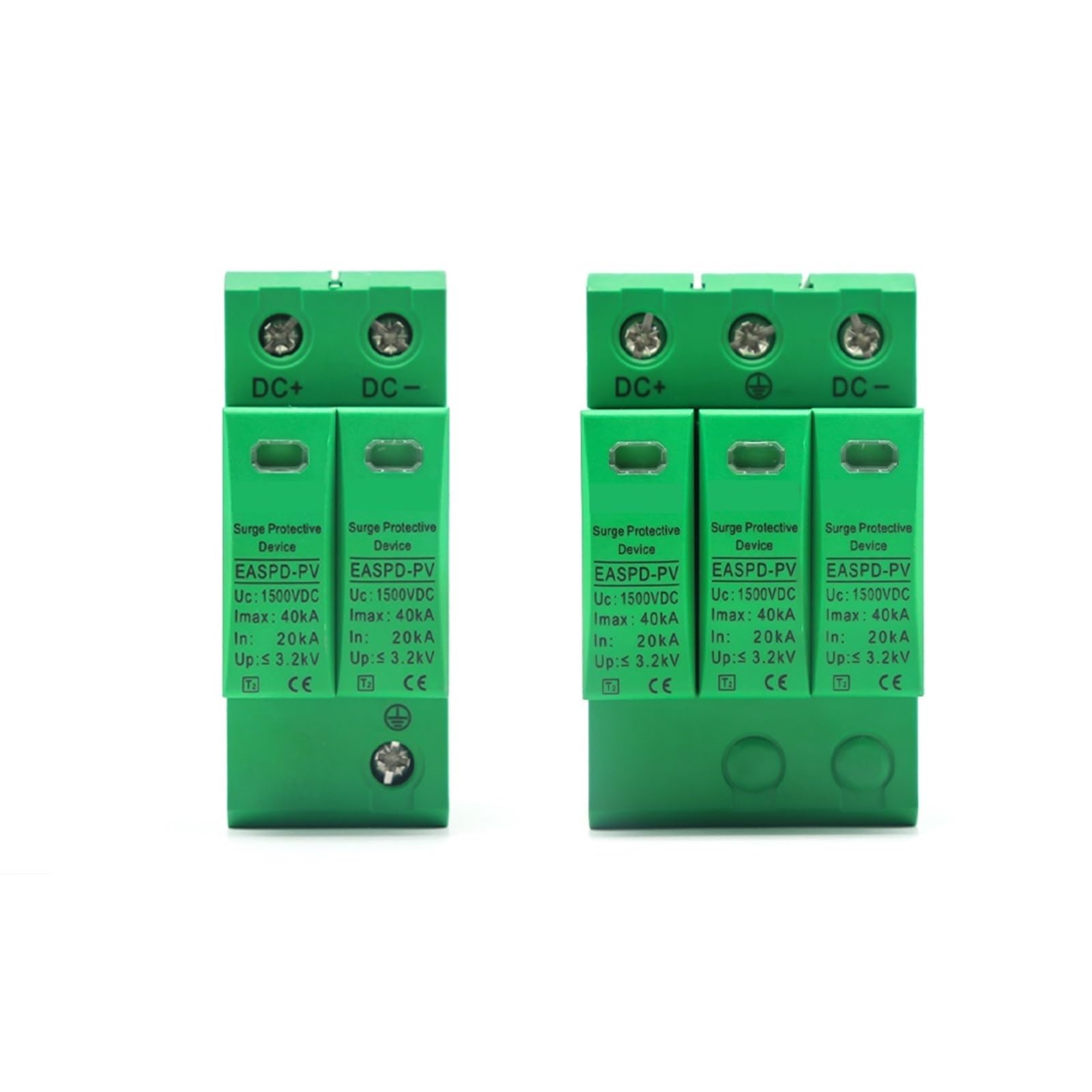 Solaire protection de l'énergie extérieure par DC SPD 1000V 2P contre les surcharges