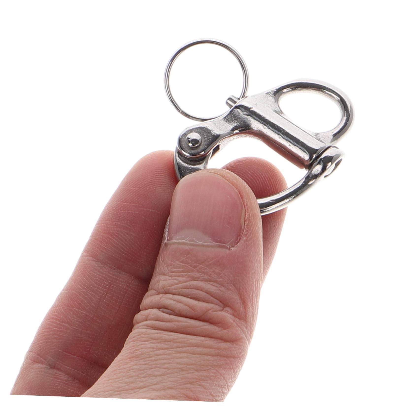 Toyvian 2pièces Mousqueton à Vis INOX Pivotant Marine Manille à Goupille pour Voilier Gréement De Déverrouillage Rapide