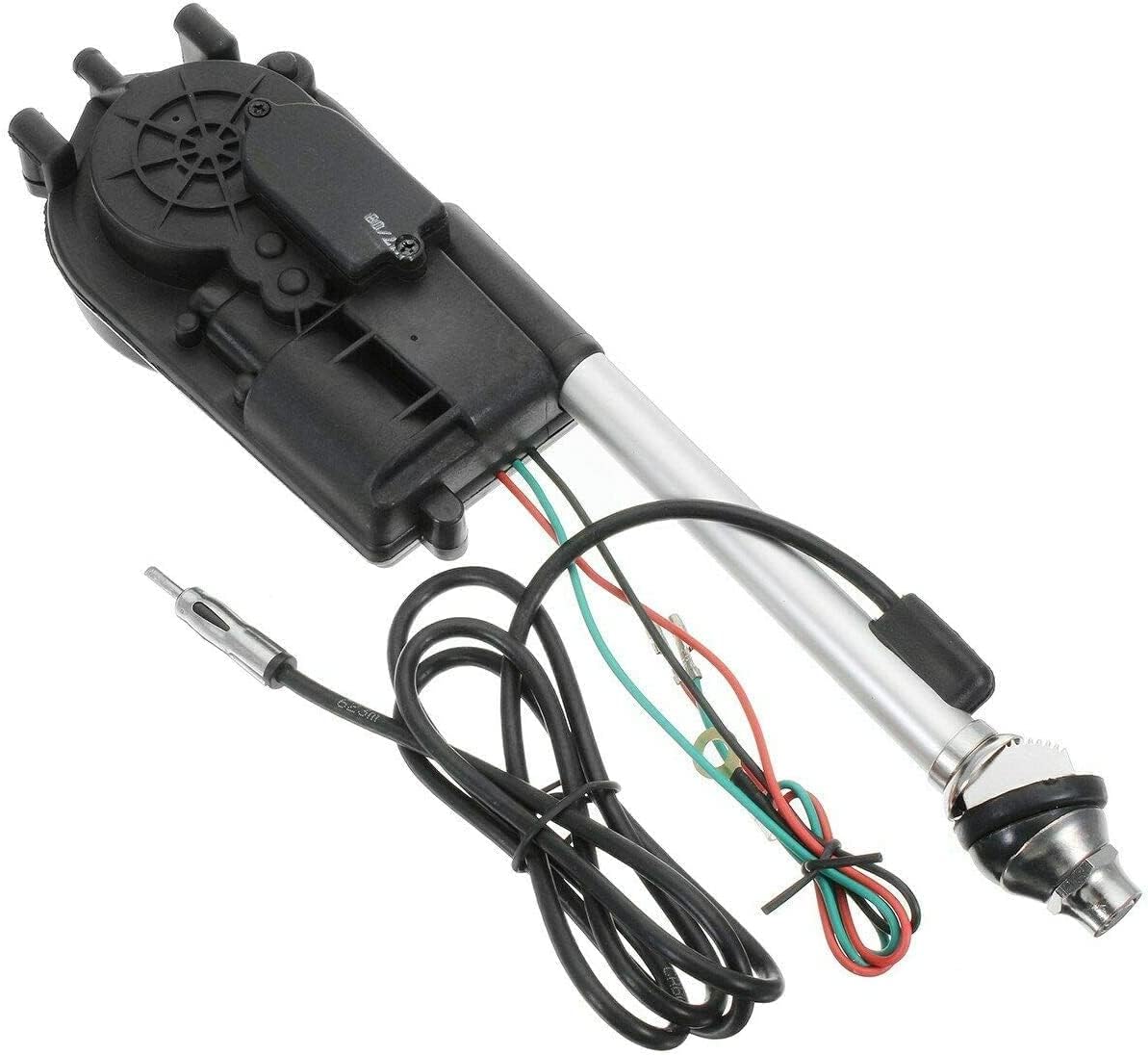 MACHSWON Juego de antena de acero inoxidable para radio eléctrica de coche, kit de montaje universal de antena de motor