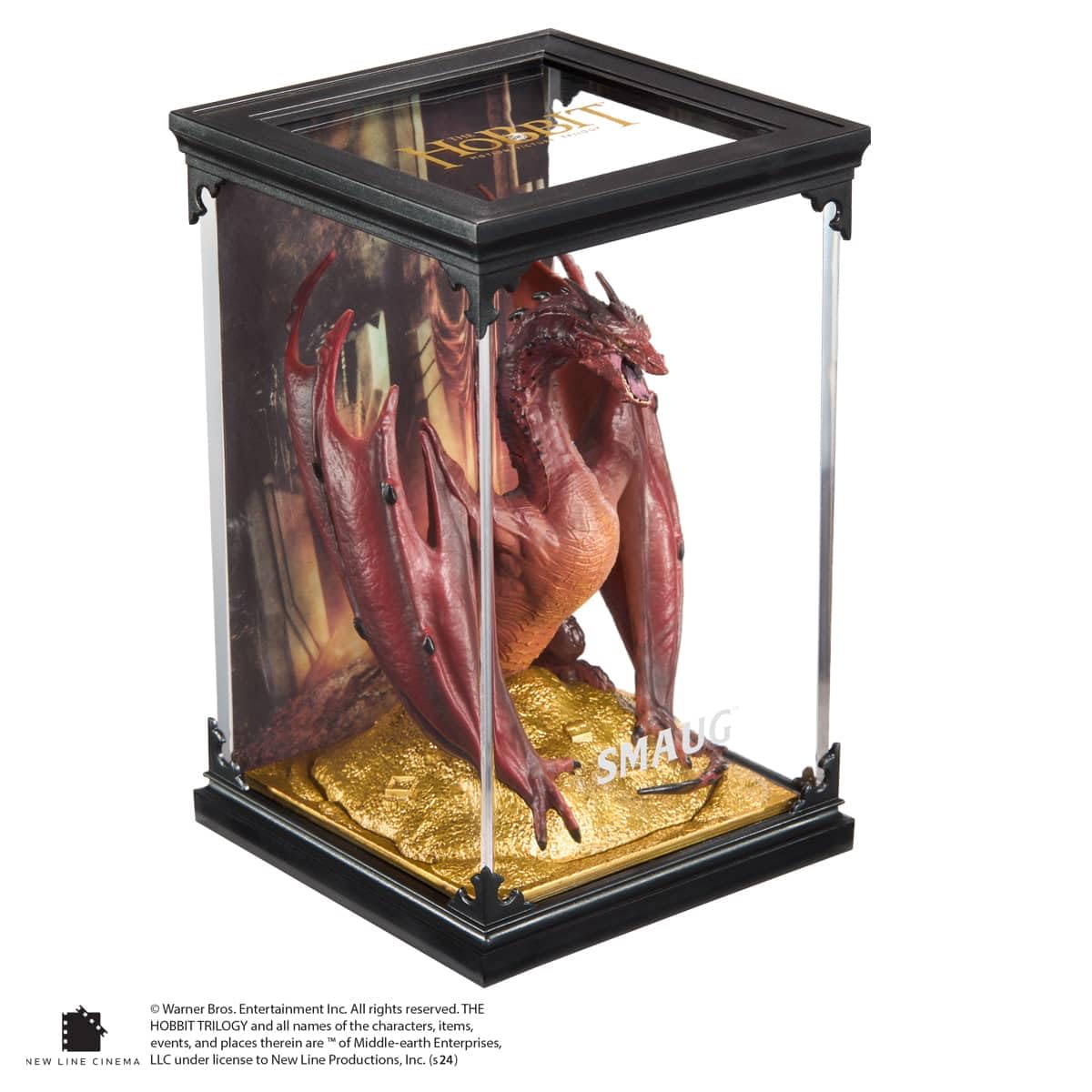 The Noble Collection The Hobbit: Smaug Diorama, Gold, 17 cm - Image 3