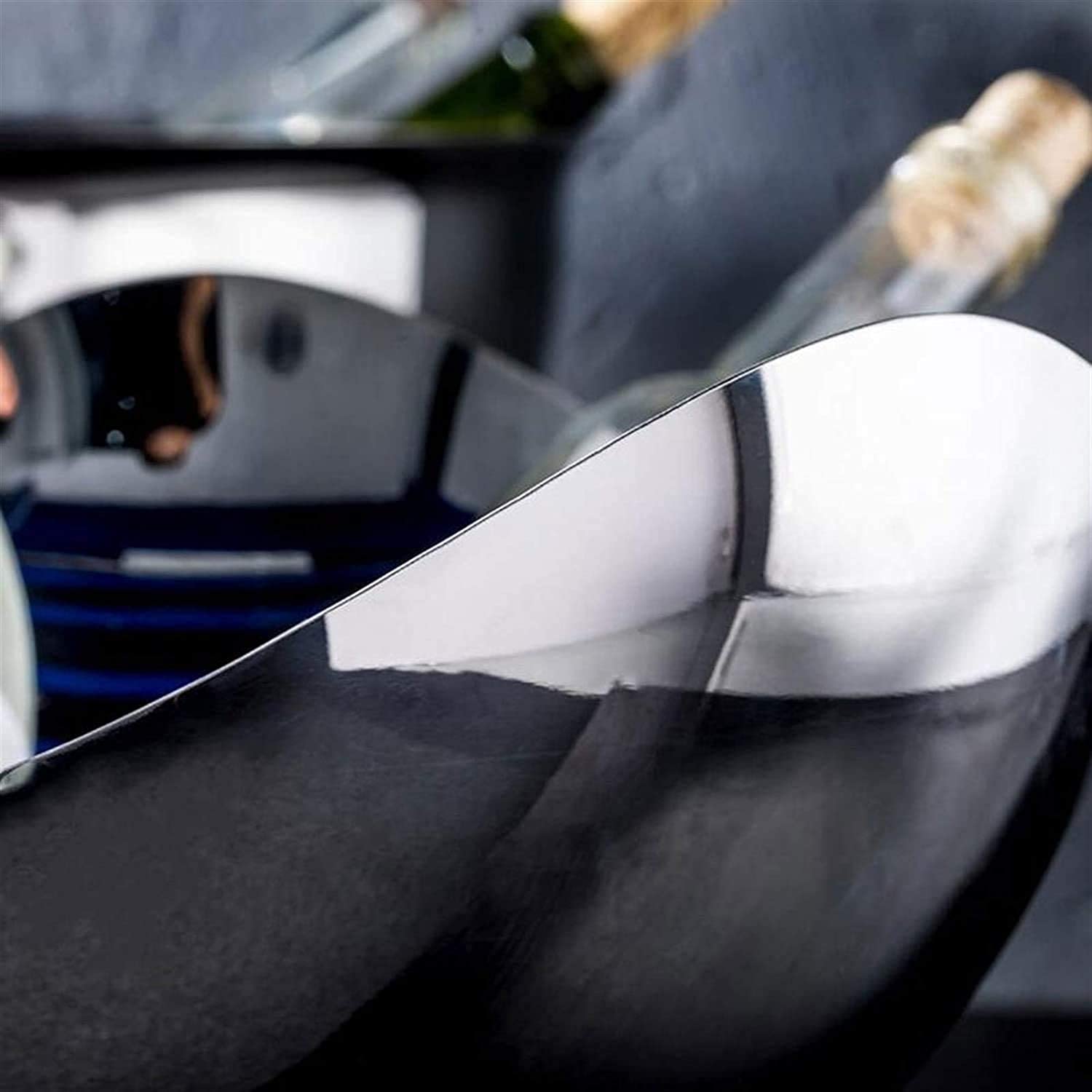 Cubo de Hielo con Pinzas para Hielo, Cubo de Hielo de Acero Inoxidable de Gran Capacidad, Enfriador de champán de Metal para Bodas, Fiestas, Entretenimiento, Cubo de Hielo Creativo