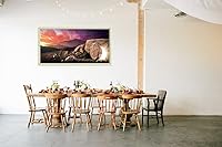 Vista 7 de JesMolla Kit de pintura de diamante redondo completo 5D por números para adultos, kits de pintura de diamantes redondos de taladro completo, kit