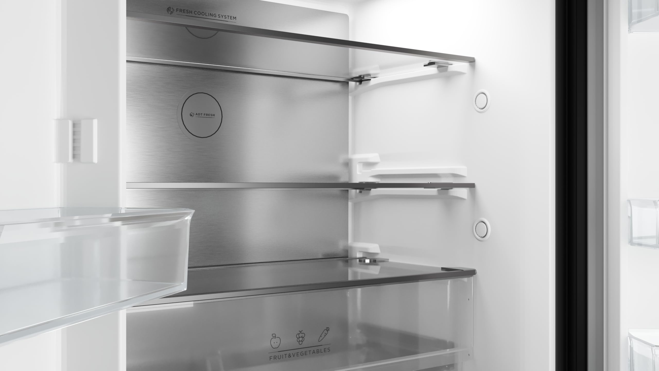 Teka Frigorífico French Door Libre Instalación, Motor Inverter, IonClean, LongLife No Frost, FlexZone, Fresh Box XXL, Iluminación LED, 516 Litros, Modelo RFD 77825 GBK EU