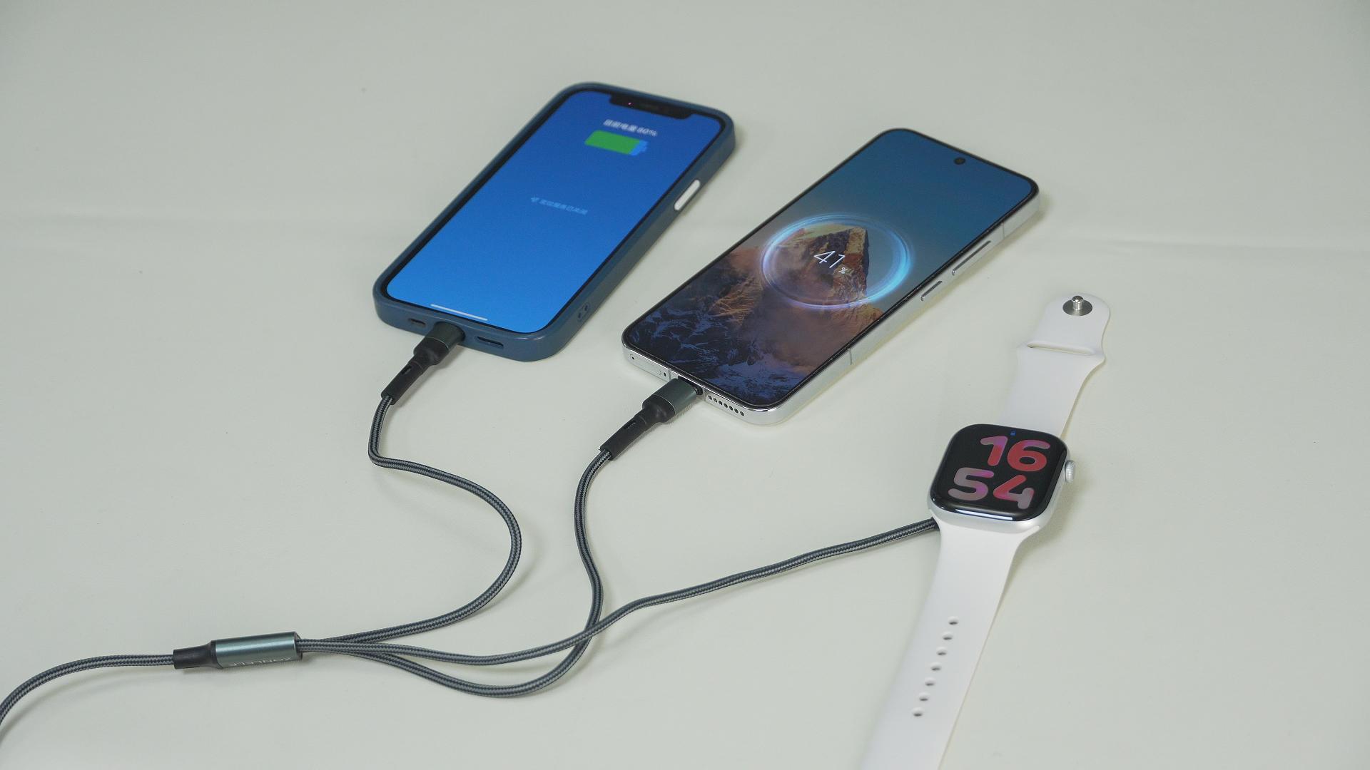 Image of Travel Essentials for Apple Watch Charger,Multi Charging Cable for iPhone