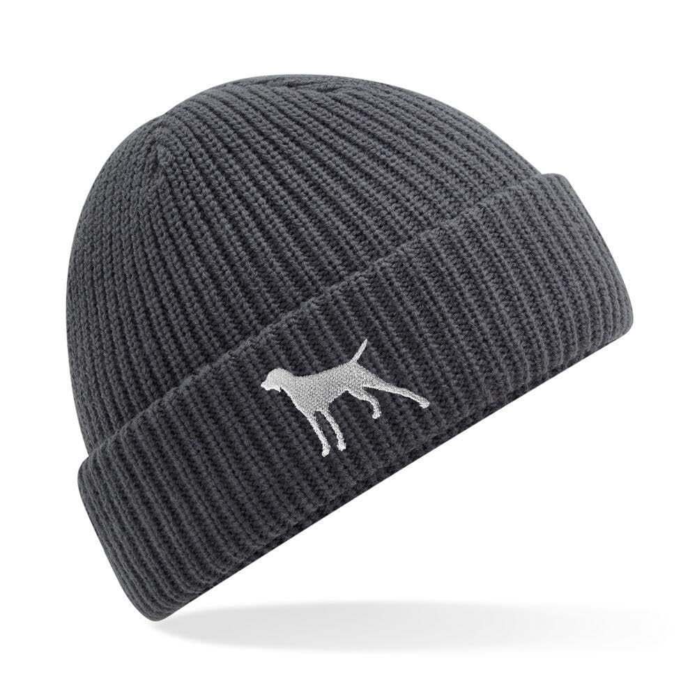 The House Of Dog Unisex Grey The House Of Dog: German Shorthaired Pointer Owner Gift. Water Repellent Thermal Elements Beanie Ski Hat.