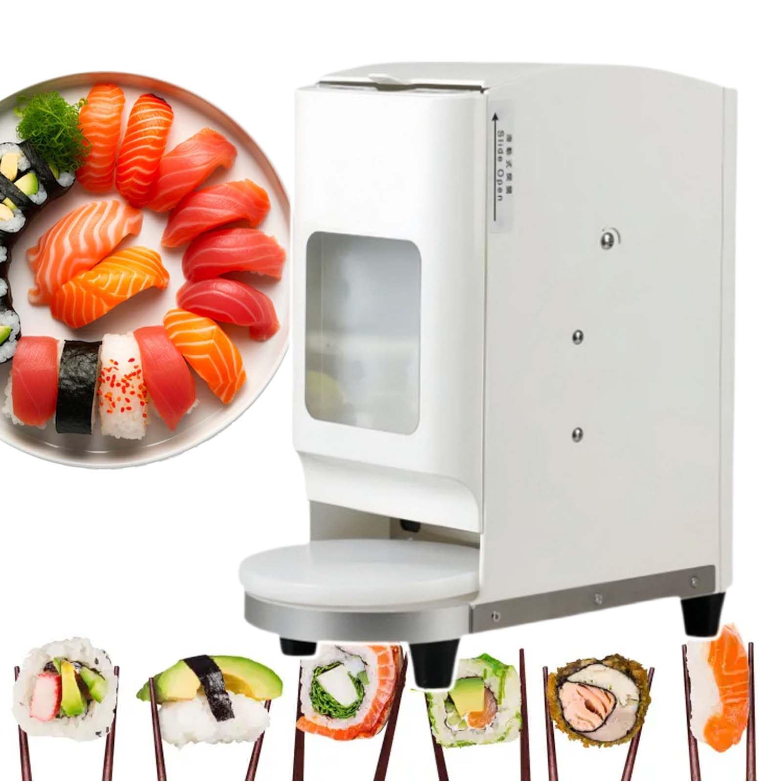 MáQuina AutomáTica para Hacer Nigiri Sushi, Plato Giratorio con Sensor Infrarrojo, 1200 Piezas/Hora, Molde ExtraíBle, para Restaurantes, Hoteles Y Supermercados,24g