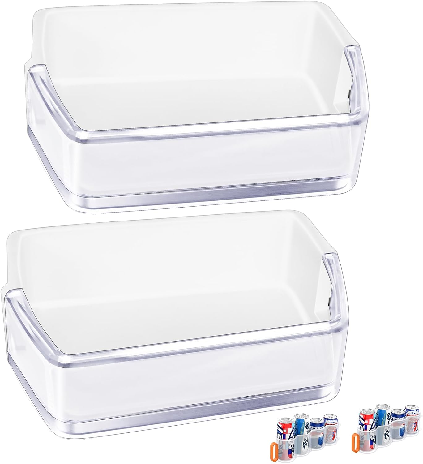 [2 PACK] Upgraded DA9708406A Refrigerator Door Bin Shelf